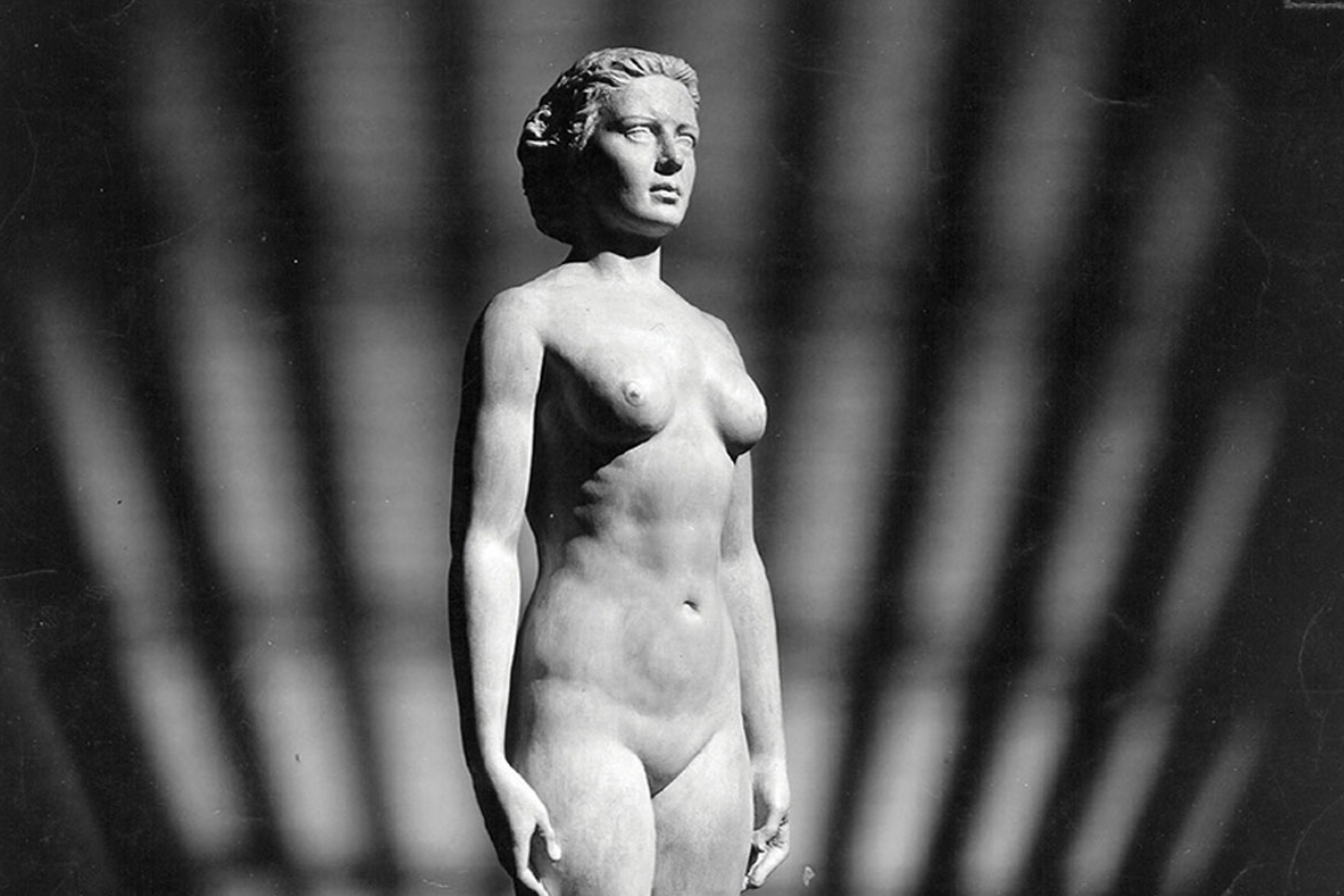 Norma. Sculpted by Abram Belskie from the averaged measurements of 15,000 women. She matched none of them.